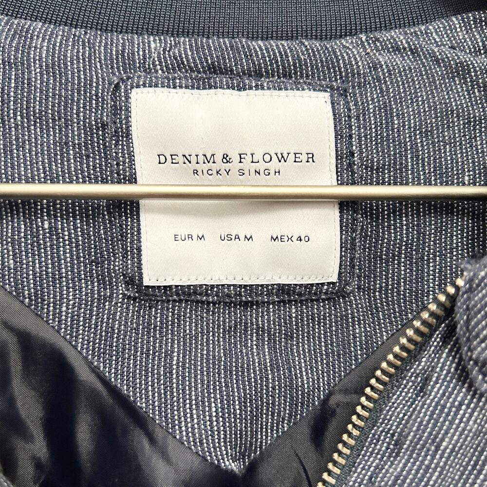 DENIM & FLOWER Ricky Singh Men's Lightweight Jacket - Picture 4 of 6